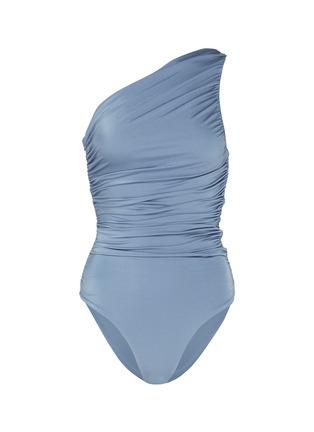 Main View - Click To Enlarge - MAYGEL CORONEL - One Shoulder Ruched Swimsuit