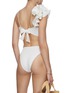 Back View - Click To Enlarge - MAYGEL CORONEL - Ruffle Rose Bikini Set