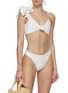 Figure View - Click To Enlarge - MAYGEL CORONEL - Ruffle Rose Bikini Set