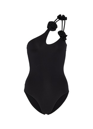 Main View - Click To Enlarge - MAYGEL CORONEL - Rose One Shoulder Swimsuit