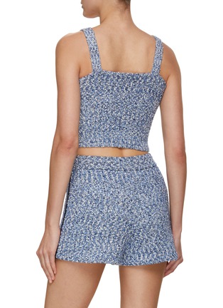 Back View - Click To Enlarge - CRUSH COLLECTION - Bouclé Tank Top