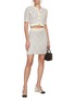 Figure View - Click To Enlarge - CRUSH COLLECTION - Bouclé Mini Skirt