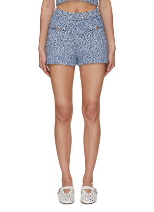 Main View - Click To Enlarge - CRUSH COLLECTION - Bouclé Shorts