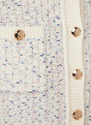  - CRUSH COLLECTION - Bouclé Short Sleeve Cropped Jacket