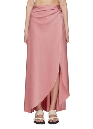 Main View - Click To Enlarge - MAYGEL CORONEL - Maia Wrap Maxi Skirt