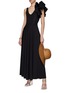Figure View - Click To Enlarge - MAYGEL CORONEL - Ruffle Maxi Dress