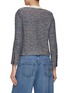 Back View - Click To Enlarge - CRUSH COLLECTION - Bouclé Crewneck Jacket