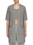 CRUSH COLLECTION - Mid Sleeve Long Cardigan