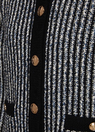  - CRUSH COLLECTION - Bouclé Crewneck Jacket