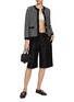 Figure View - Click To Enlarge - CRUSH COLLECTION - Bouclé Crewneck Jacket