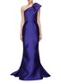 Main View - Click To Enlarge - MARCHESA COUTURE - One-Shoulder Satin Fishtail Gown