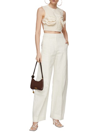 Figure View - Click To Enlarge - JACQUEMUS - Ruffle Detail Sleeveless Top