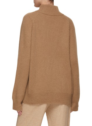Back View - Click To Enlarge - LE KASHA - High Neck Relaxed Jumper