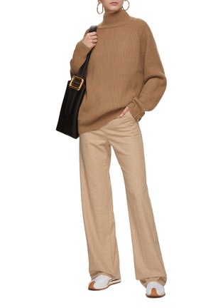 Figure View - Click To Enlarge - LE KASHA - High Neck Relaxed Jumper