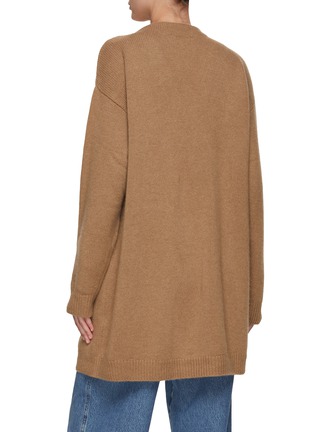 Back View - Click To Enlarge - LE KASHA - Oversized Cardigan