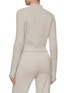 Back View - Click To Enlarge - LE KASHA - Mock Neck Fitted Sweater