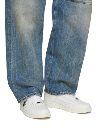 Figure View - Click To Enlarge - AMIRI - Skel Top Leather Sneakers
