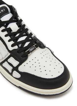 Detail View - Click To Enlarge - AMIRI - Skeltop Low Leather Sneakers