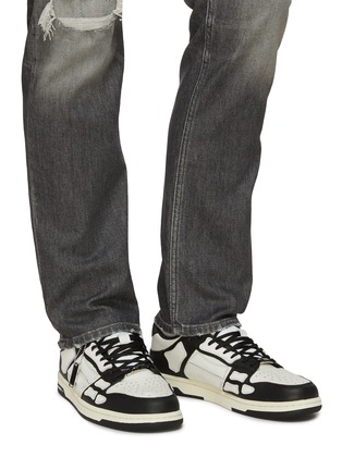 Figure View - Click To Enlarge - AMIRI - Skeltop Low Leather Sneakers