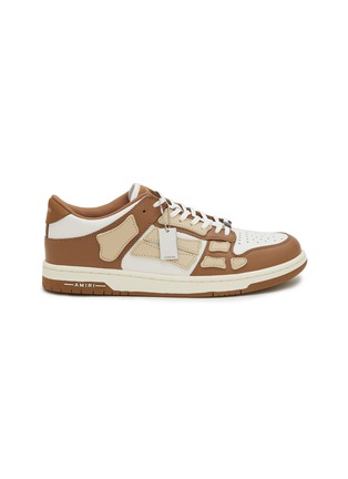 Main View - Click To Enlarge - AMIRI - Skeltop Low Leather Sneakers