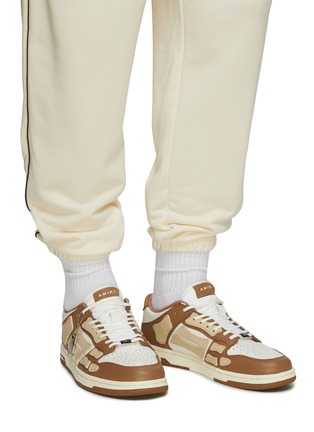 Figure View - Click To Enlarge - AMIRI - Skeltop Low Leather Sneakers