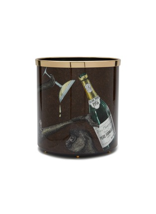 Main View - Click To Enlarge - FORNASETTI - Scimmie & Co Paper Basket