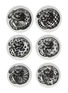 Detail View - Click To Enlarge - FORNASETTI - High Fidelity Tea Cup — Set of 6