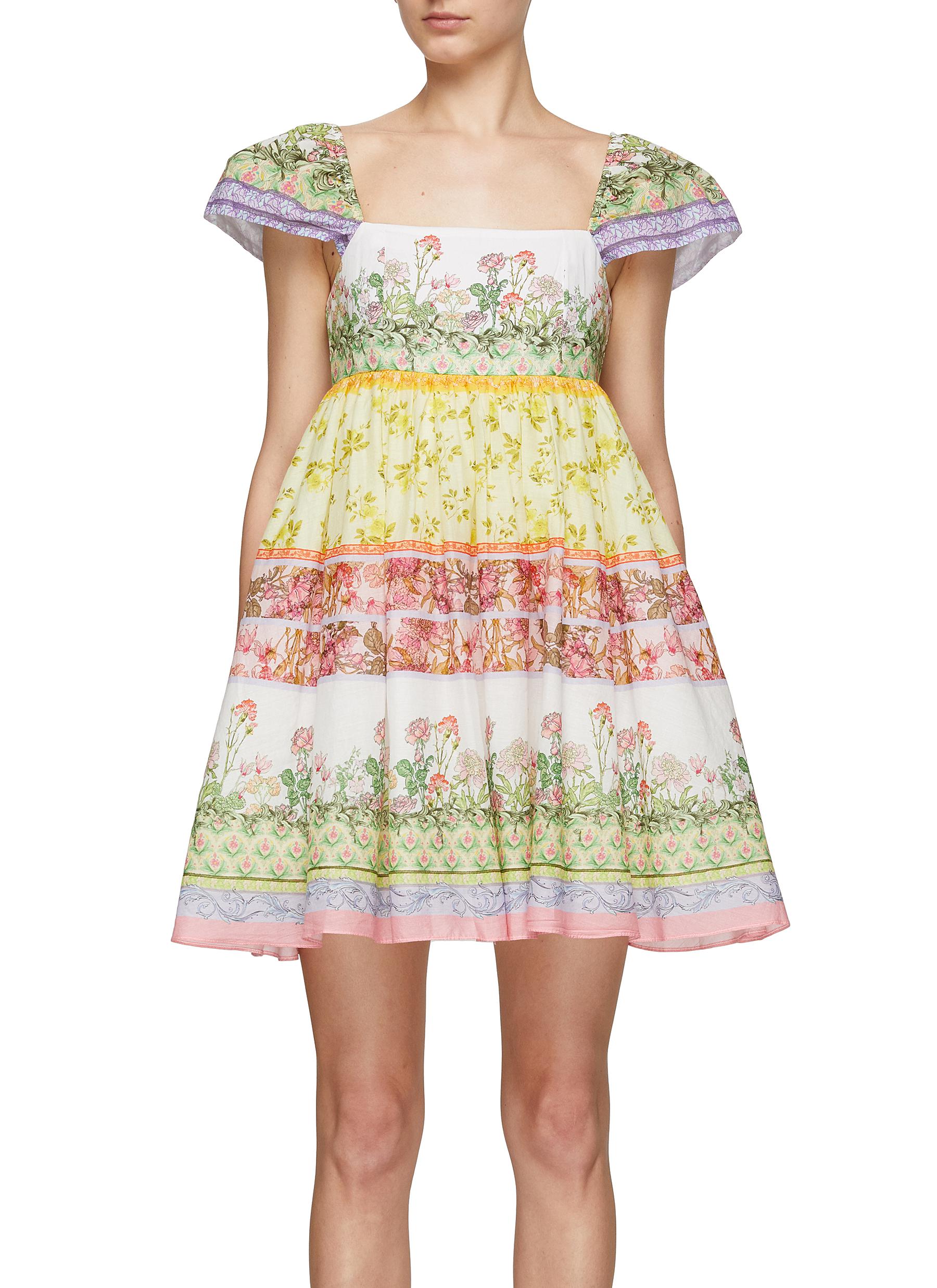 Tamia Puff Sleeve Babydoll Mini Dress