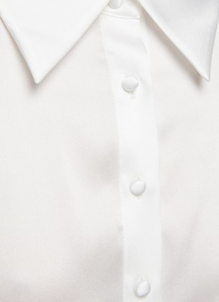  - ALICE & OLIVIA - ‘Willa’ 1970's Silky Suiting Shirt