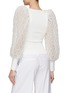 Back View - Click To Enlarge - ALICE & OLIVIA - Abella Sheer Puff Sleeve Knit Top