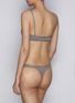 Back View - Click To Enlarge - SKIMS - Logo Cotton Dipped Thong