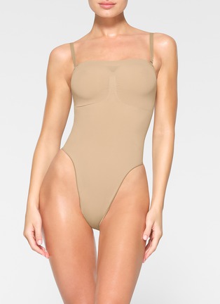 Detail View - Click To Enlarge - SKIMS - Seamless Sculpt Strapless Thong Bodysuit