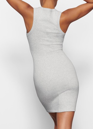 Back View - Click To Enlarge - SKIMS - Cotton Rib Tank Dress