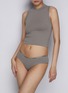 Figure View - Click To Enlarge - SKIMS - Cotton Jersey Mock Neck Tank