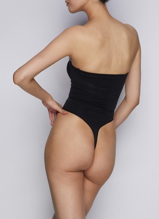 Back View - Click To Enlarge - SKIMS - Seamless Sculpt Strapless Thong Bodysuit