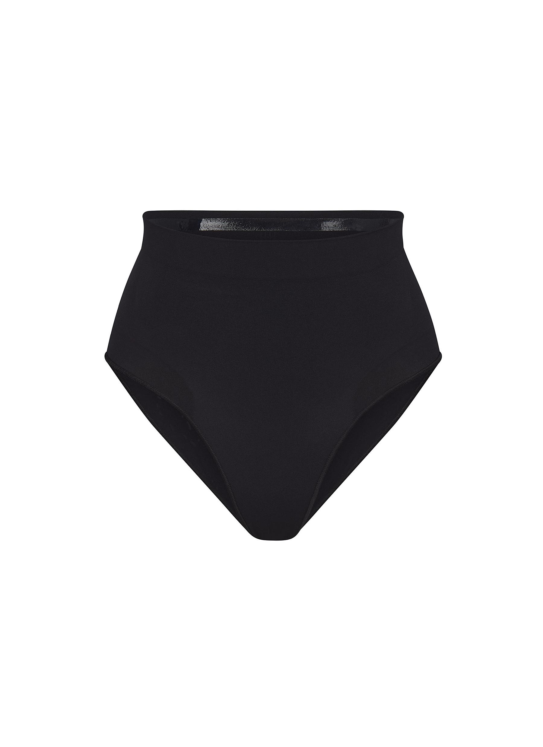 Seamless Black Bikini Bottom Underwear
