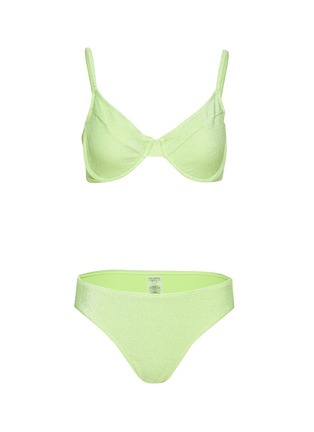 Main View - Click To Enlarge - GOOD AMERICAN - Sparkle Demi Bikini Set