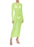 Figure View - Click To Enlarge - GOOD AMERICAN - Mesh Maxi Dress