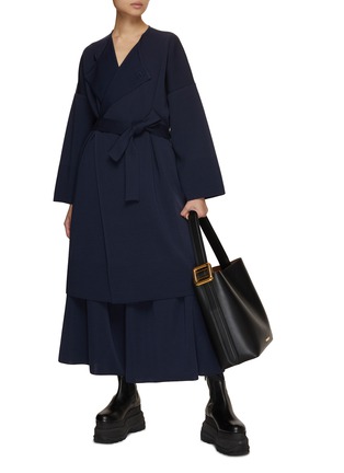 Figure View - Click To Enlarge - CFCL - Milan Knit Wrap Coat