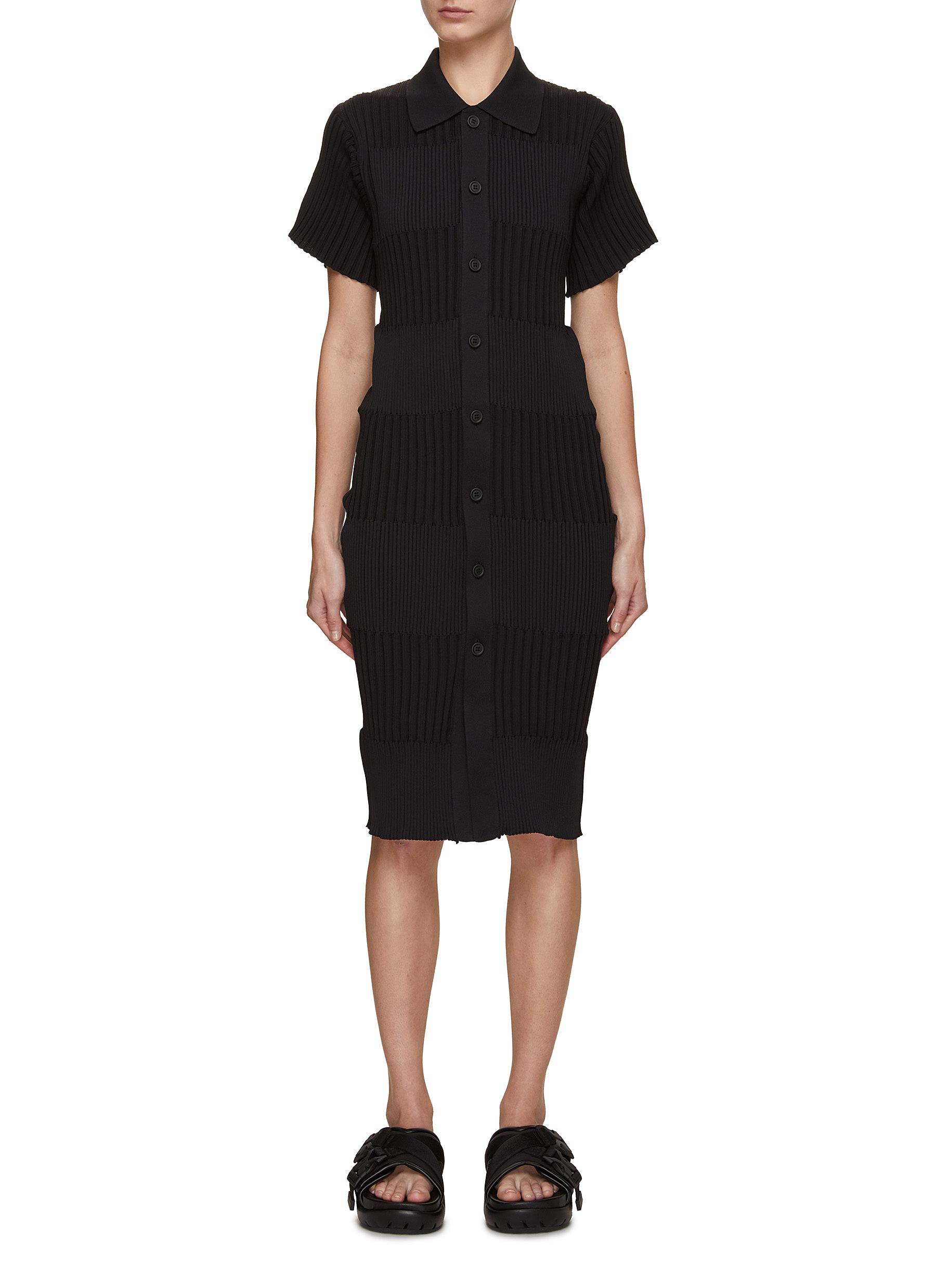 CFCL | Fluted Short Sleeve Shirt Dress | Women | Lane Crawford