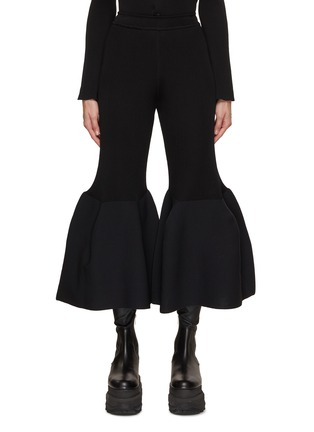 Main View - Click To Enlarge - CFCL - Pottery Bell Bottom Knit Pants