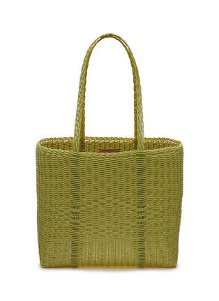 Main View - Click To Enlarge - PALOROSA - Medium Basket Woven Bag
