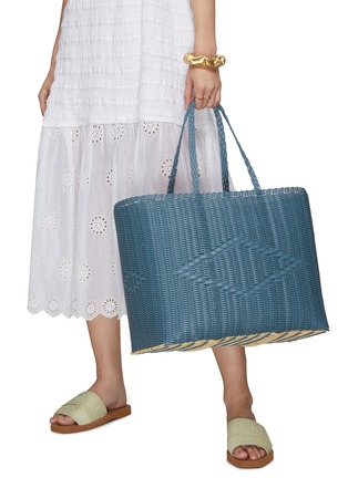 Figure View - Click To Enlarge - PALOROSA - Large Basket Woven Bag