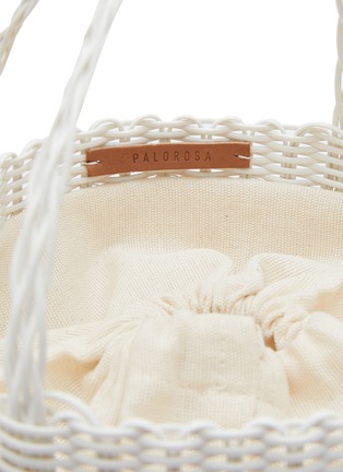 Detail View - Click To Enlarge - PALOROSA - Small Bucket Woven Bag