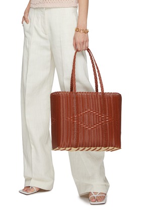 Figure View - Click To Enlarge - PALOROSA - Medium Basket Woven Bag