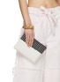 Figure View - Click To Enlarge - PALOROSA - Small Bicoloured Woven Clutch