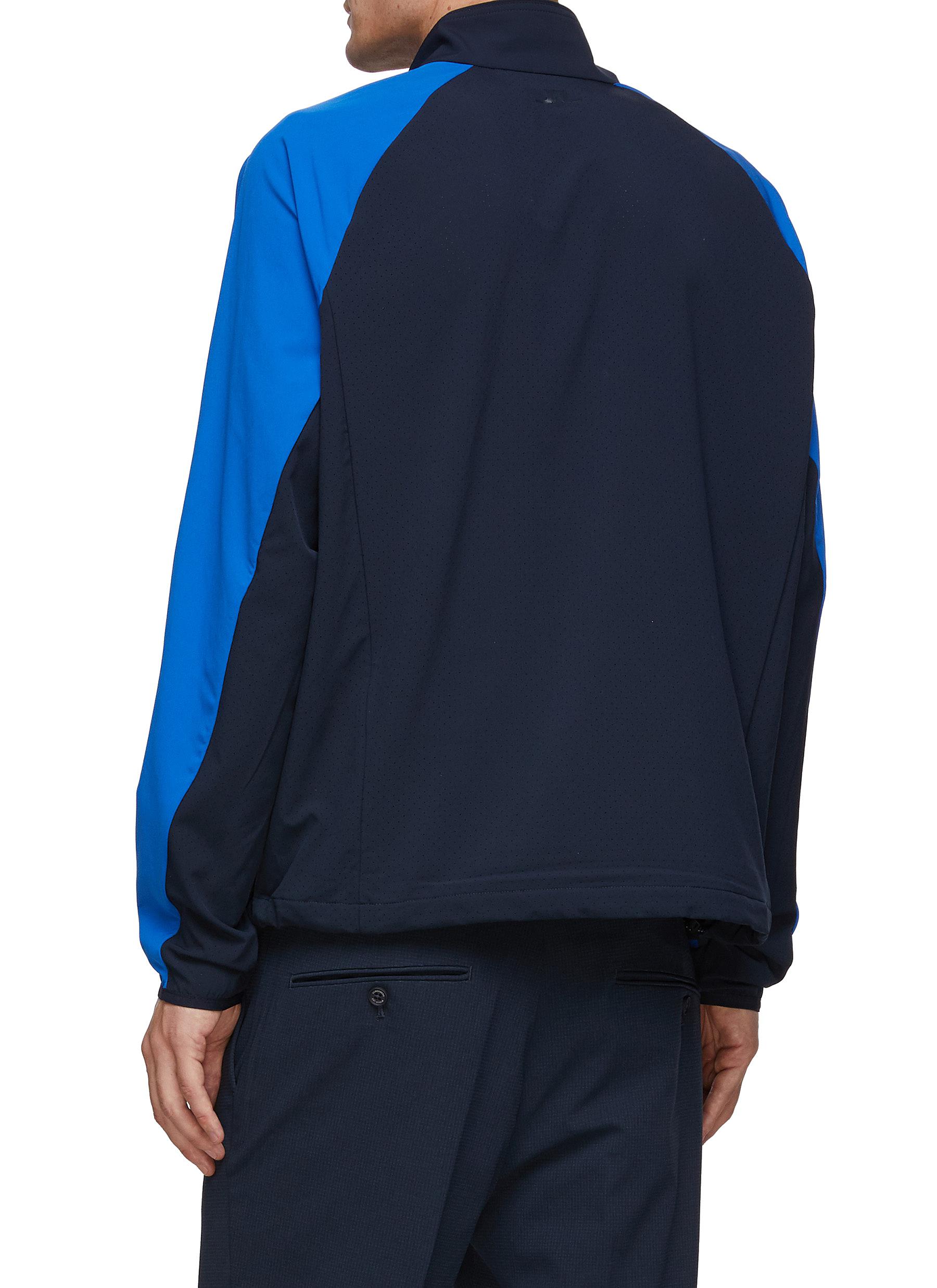 CASH' WINDPROOF CONTRASTING SLEEVES TRACK JACKET