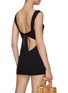 Back View - Click To Enlarge - ARABELLA - Cut Out Swim Mini Dress