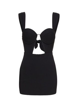 Main View - Click To Enlarge - ARABELLA - Cut Out Swim Mini Dress