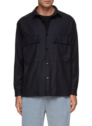Main View - Click To Enlarge - LARDINI - Packable Easy Wear Shirt Jacket